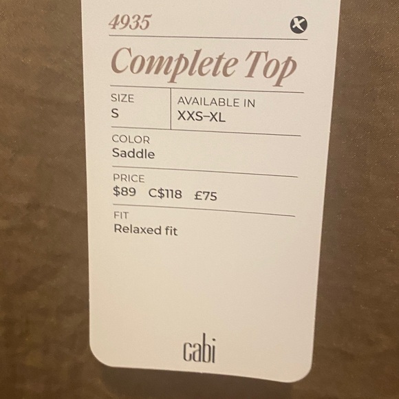 Cabi Complete Top size Small - Picture 9 of 10